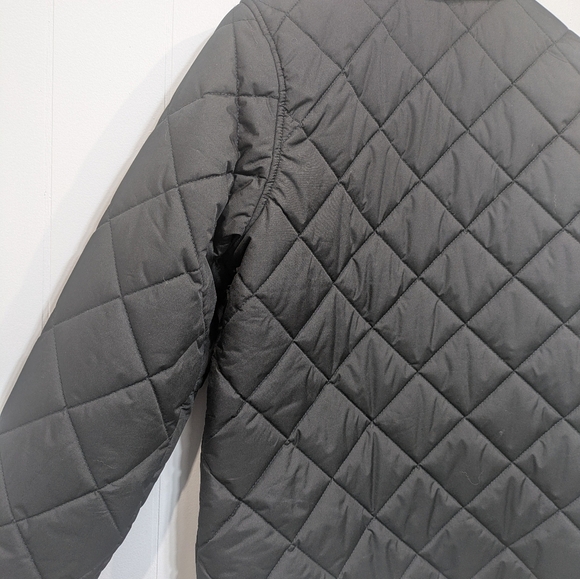 Vans Quilted Puffer in Black size Large Diamond Pattern Pockets Warm - Picture 8 of 9